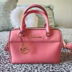 Pink Michael Kors XS Duffle Crossbody